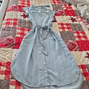 Thread & Supply Sky Blue Midi Dress